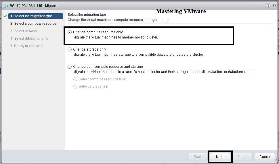 vcenter 6.5 migrate multiple vm