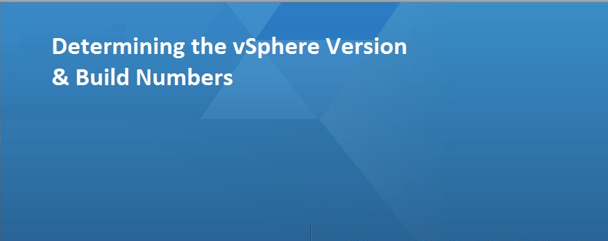 vsphere version