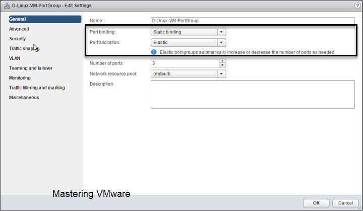 Vmware добавить port group