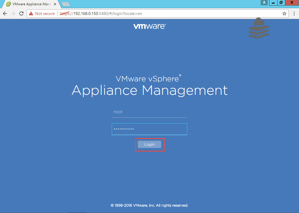 Vmware password. VCSA Appliance Management.