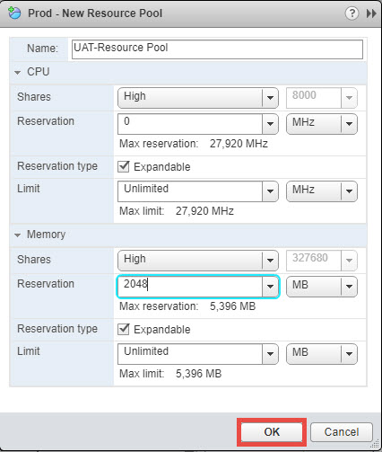 Resource pool vmware что это