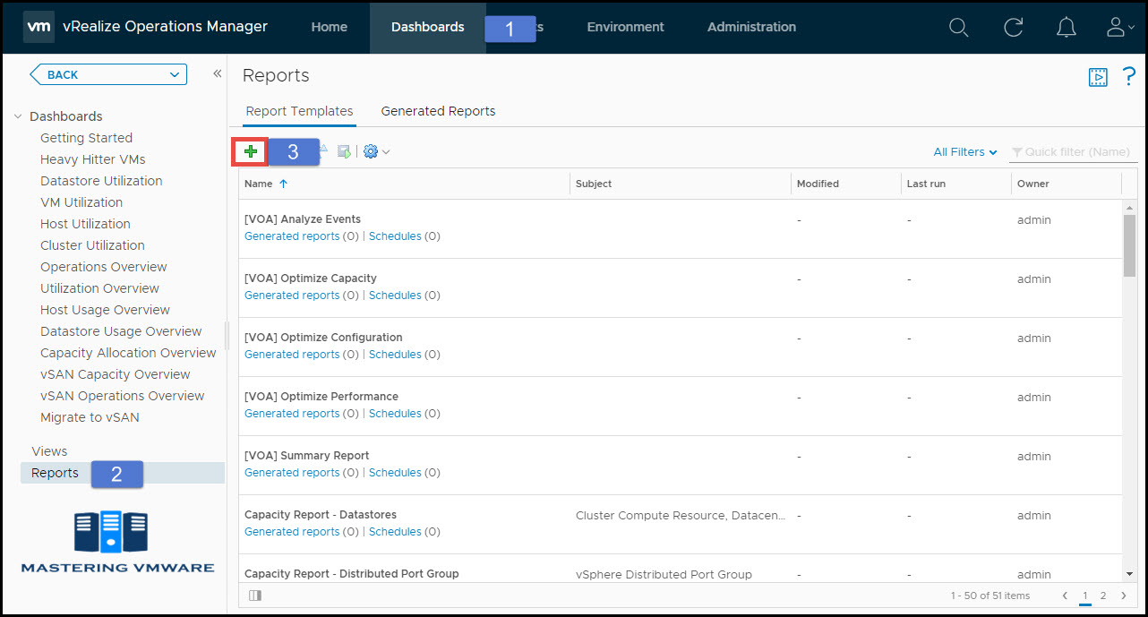 Create Custom Report in vROPS | Mastering VMware