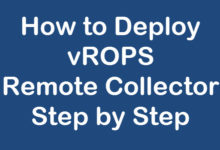 Deploy vrops remote collector