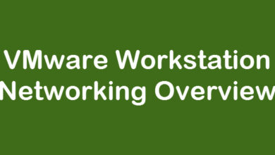 vmware workstation networking