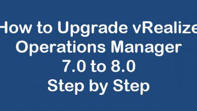 vrops upgrade