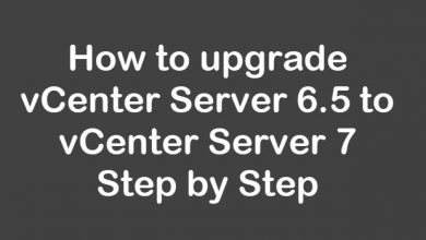 vcenter server upgrade 6.5 to 7.0