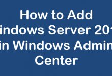 Add Windows Server 2012 in Windows Admin Center